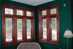 Transom windows